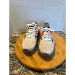 Saucony Guide 15 Mens Running Shoes White Orange Athletic SneakersSize 8.5 SKU84
